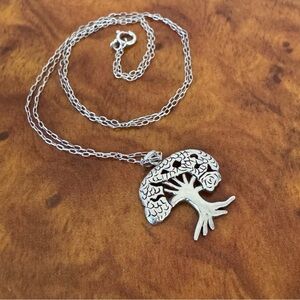 Sterling Silver Tree of Life Pendant Necklace